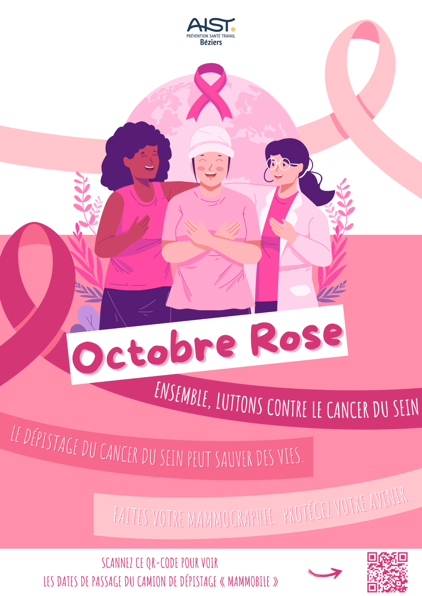 affiche octobre rose